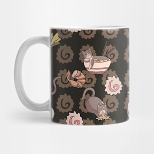 Ramen Cat Dark Mug